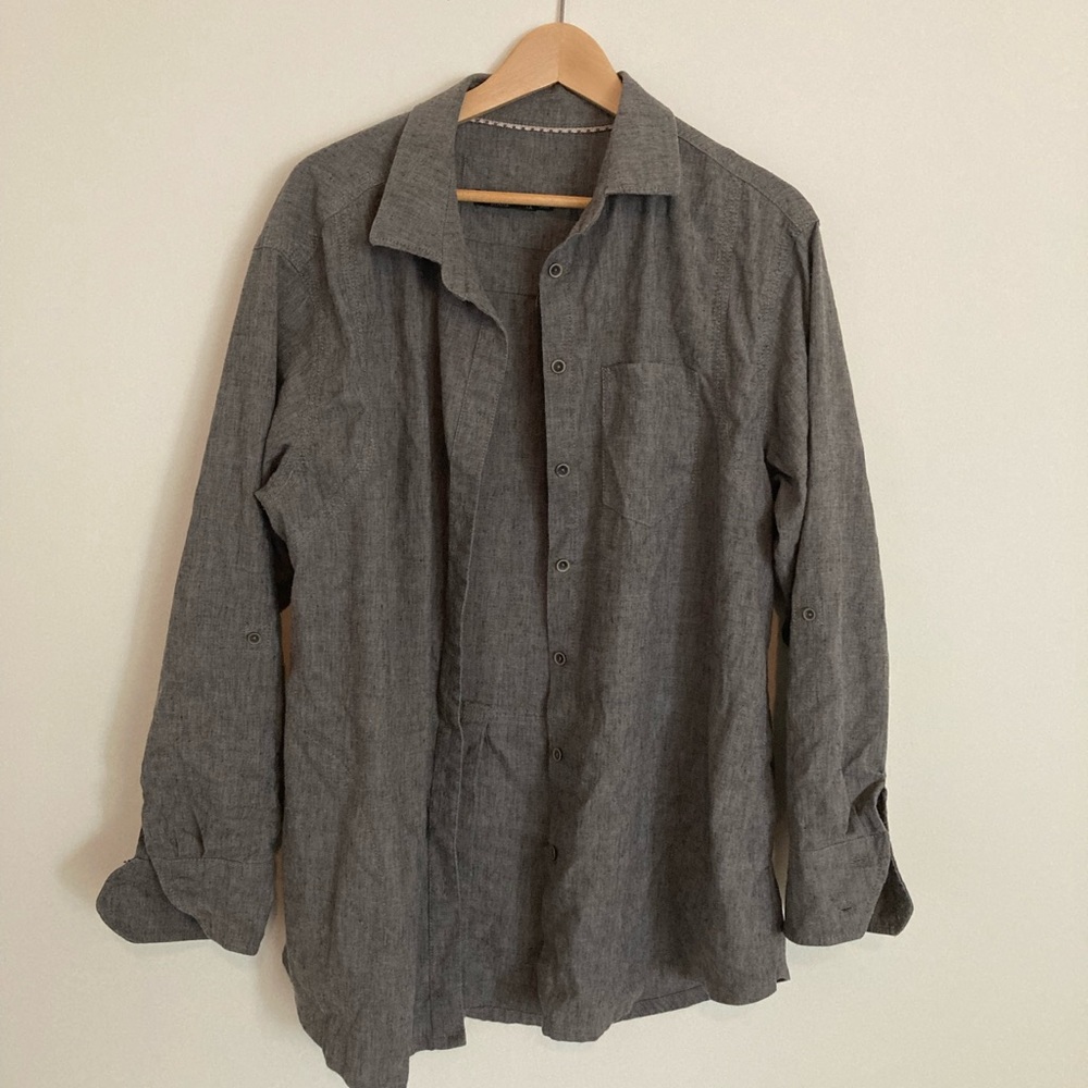 Prana button down - grey